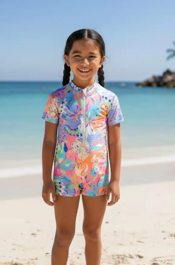 H3080 Kids Colorfull Swimsuit — Multicolor / 4