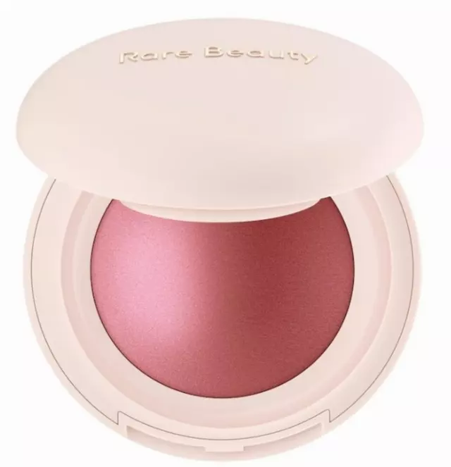 Rare Beauty Soft Pinch Luminous Powder Blush – Truth Radiant Mauve Maroon, 0.098 oz/2.8 g, Palette