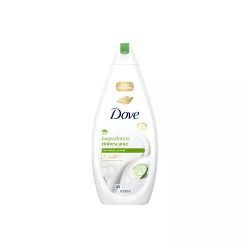 DOVE BODY WASH BAGNODOCCIA RINFRESCANTE CUCUMBER 750 ML CASE PK 12