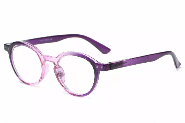 R2975 Round vintage reading glasses — +2.25(1dz)