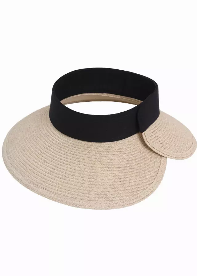 Magid Straw Visor — Natural · SKU HA-6204S-NAT