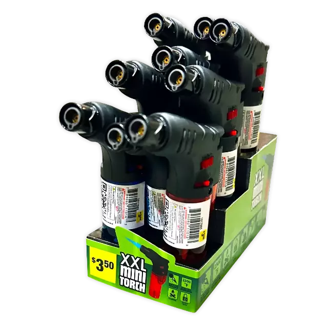 XXL Thin Torch Lighter - 9 Pieces Per Retail Ready Display 40300
