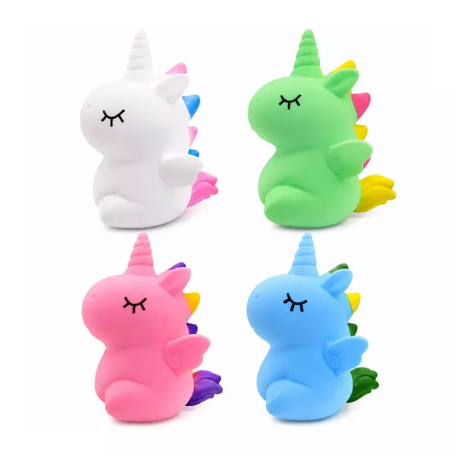 Unicorn & Bear Sugar Squishy – Glitter Sensory Squeeze Toy — Unicorn