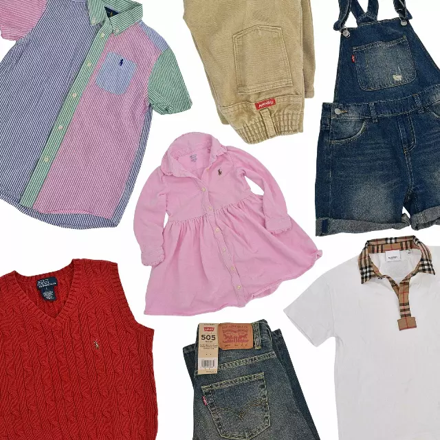 Vintage & Modern Kids Branded Mix of 50 - Ready to Ship