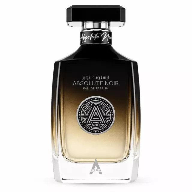 Atralia Absolute Noir Eau De Parfum for Men 100Ml 3.4Oz – Luxurious and Long Lasting Fragrances with Top Notes of Bergamot, Lemon, Grapefruit, Pink Pepper