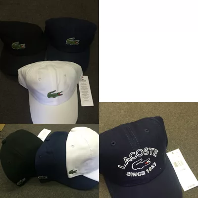 Lacoste wholesale men's Hats assortment 18pcs.