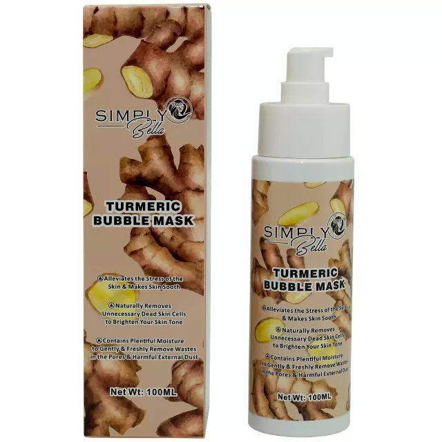 Simply Bella Turmeric Bubble Mask - Wholesale 5 Units (FC-1021)