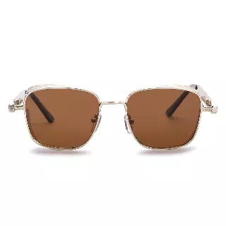Retro Steampunk Blue Light Glasses with Mesh Side Guards and Spring Hinges J10968
