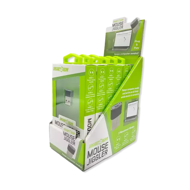 USB-A Mouse Jiggler Screen Motion - 6 Pieces Per Retail Ready Display 25598