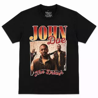 TWISTED METAL JOHN DOE T-SHIRT BLACK