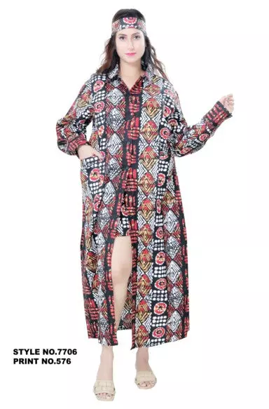 7706 -2 pcs Short Set - $28.00 Set (3 pcs per pack) — Plus Size / Print-576