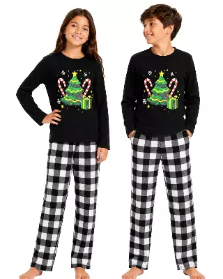 Kids Matching Family Pajama Set #122