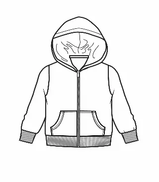 Men S-XL Zip Front Fleece Hoodie Jacket White - 0283609