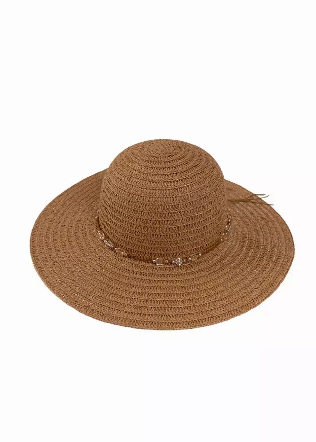 Magid Straw Floppy Hat — Toast · SKU HA-7108S-TOAST