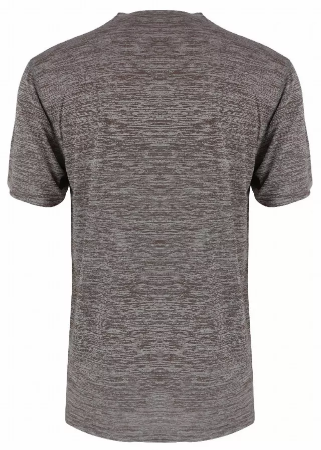Men's performance crew neck t shirt breathable with marled jersey - Style #LHT10- $6.90/Unit MINIMUM 24 PCS Open Stock - PLEASE SEE DESCRIPTION - S-2XL — Brown