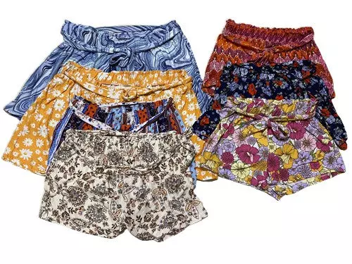 Print Shorts 12pc Pack