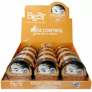 Blest Edge Control Gel Coconut Extract - Wholesale Display 12 Units (BEC-02)