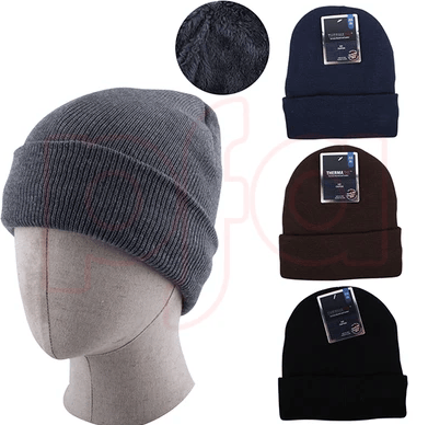 #9H-70017 Winter Hat W/ Fur Lining – $1.95 each (36 Pieces)