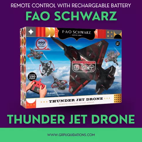 FAO Schwarz Thunderbolt Jet X2 Drone · beginner remote control
