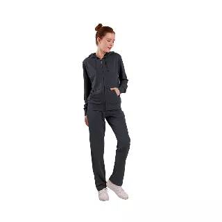 Women’s 2pc Set Casual/Sport Solid Fabric - Style #LJS300 -$13.50/Unit - 12PCS/CS - PLEASE SEE DESCRIPTION — Charcoal
