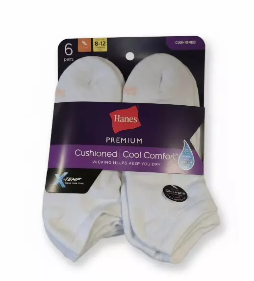#6-H-6468 Women’s No Show Socks – $3.20 Per 6 Pair Pack (14 Packs)