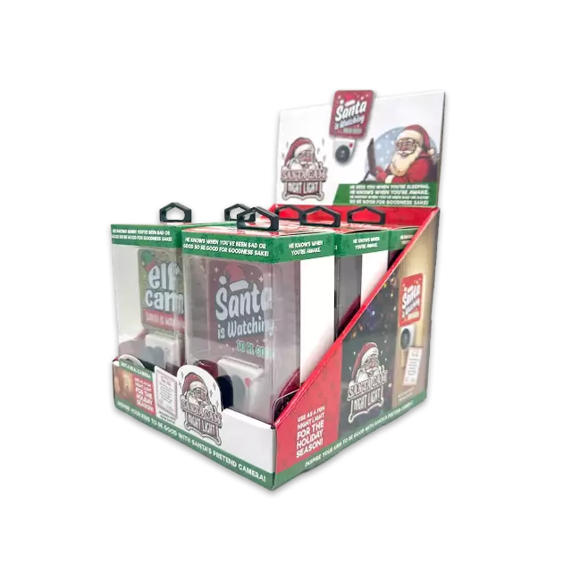 Christmas Cam Night Light AC Wall - 6 Pieces Per Retail Ready Display 25347