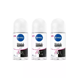 NIVEA Women Black & White Invisible Clear Roll-On Deodorant - 50ml