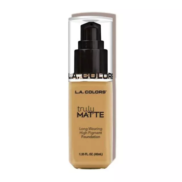 L.A. Colors Truly Matte Foundation - Nude - Wholesale Pack 12 Units (CLM353)