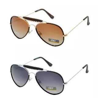 Men's Vintage-Style Pilot Polarized Aviators with Gradient Lens SS8078-PL