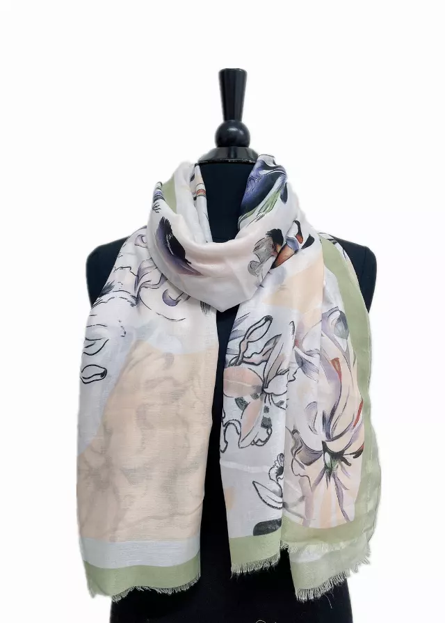 A209 Spring Lightweight Fashion Scarf — Green