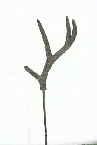 PMX6032WHT – 12” Frosted artificial antler- Min 12 – Case Pk. 36