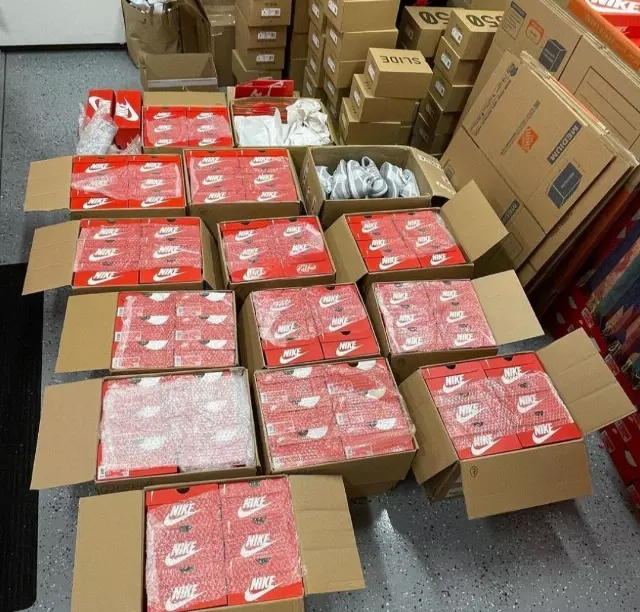 Nike Sneakers lot · 95 pairs · brand new