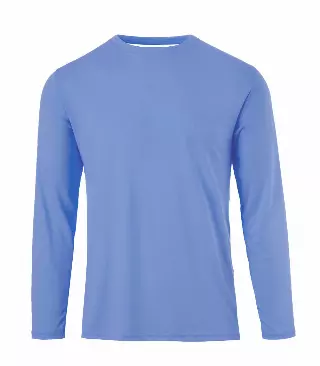 Boys Performance L/S Crew Neck Caroline Blue - 7600304