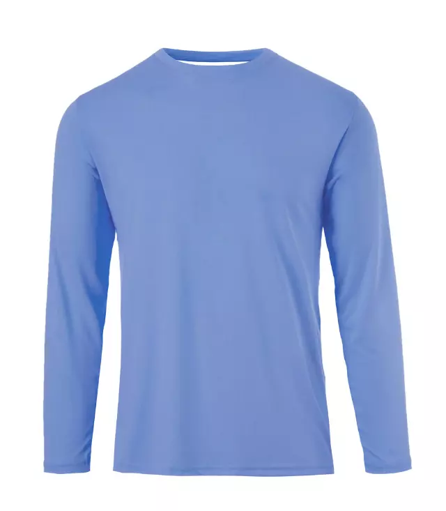 Boys Performance L/S Crew Neck Caroline Blue - 7600304