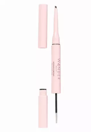 Wander Beauty Women’s Upgraded Brows Pencil & Treatment Gel Duo, Medium Brown, 1 Count (Pack of 1)