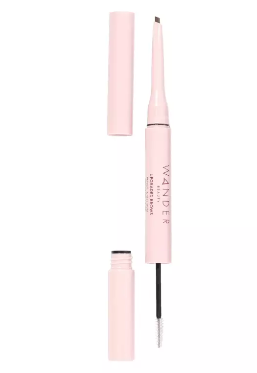 Wander Beauty Women’s Upgraded Brows Pencil & Treatment Gel Duo, Medium Brown, 1 Count (Pack of 1)