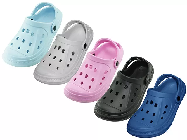 S8890L-A - Wholesale Women's Super Soft Eva Soft Clogs Sandals — Assorted - Lt. Blue, Pink, Navy, Black & White (S8890L-A) / 5-10 Assorted
