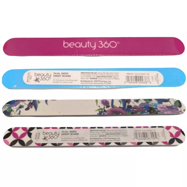 Beauty 360 Dual Sided Emery Board – Two Colors – 5,000 PC LOT