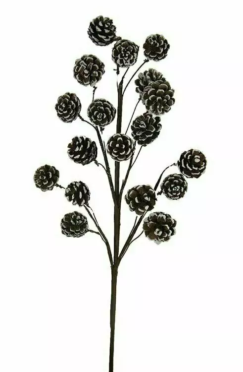 MSX3005WT – 16” White tip mini pine cone spray x18 (dz)-Min 1 DZ – Case Pk 12 DZ