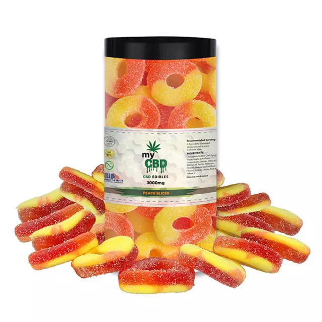 CBD Gummies — Peach Slices
