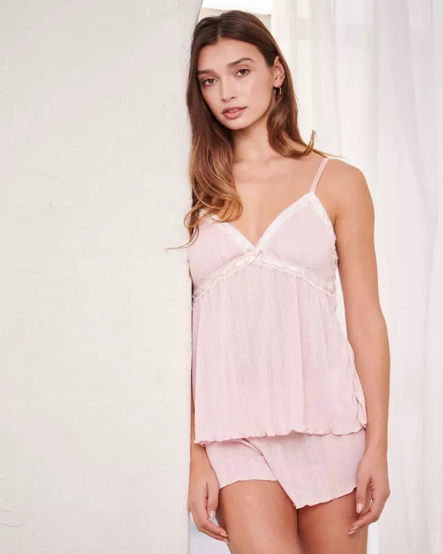 Gabriela Pajama Set — Pink / L