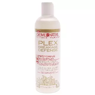WHOLESALE CREME OF NATURE PLEX BREAKAGE DEFENSE RESTORING SHAMPOO 12 OZ - 48 PIECE LOT