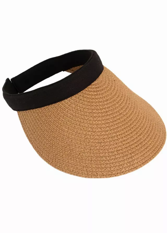 Magid Straw Visor — Toast · SKU HA-6202S-TOAST