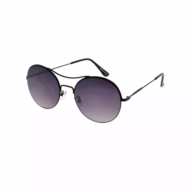 Premium Vintage Lightweight Metal Circle Frames with Arched Brow Bar HJ10109