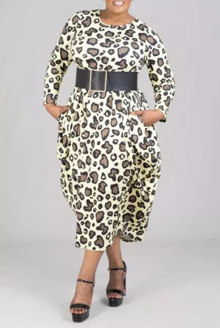 21089 ON SALE!!! Animal Print Maxi Dress - One Size (3-PCS PRE-PACK) ($12.00 Each) (Copy)