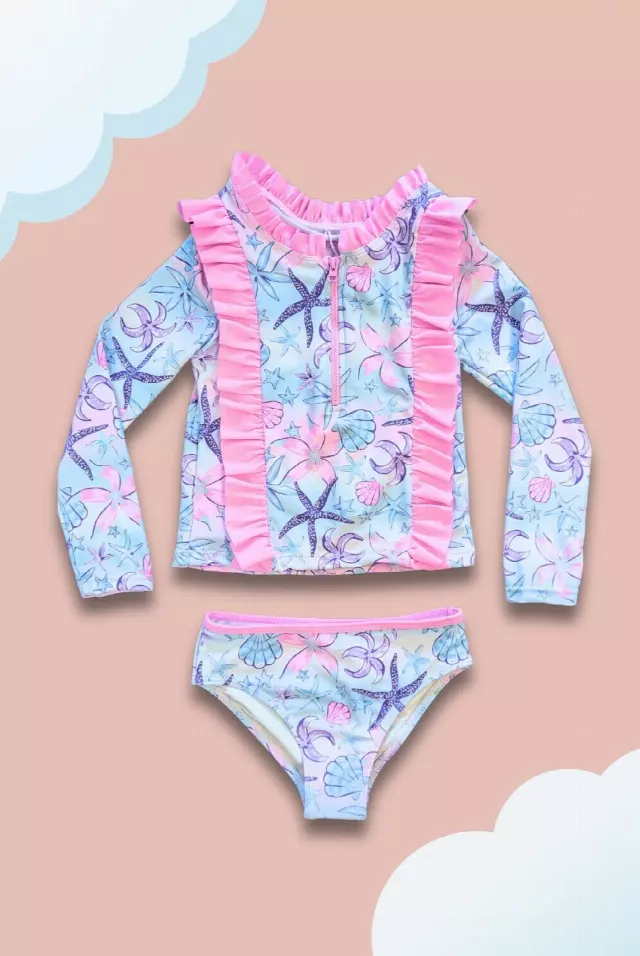 H3081 Kids Dream Print Ruffled — Animal / 6
