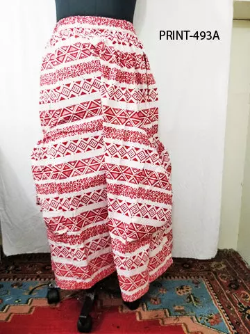240 - Ankara Palazzo Pants With Big Side Pockets (3 PCS PRE-PACK) - $20.00 Each — One Size (4 - 24) / Print-493A
