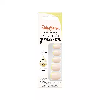 Sally Hansen Salon Effects Perfect Press-On Nails | Sq-oval Shape | Easy to Apply, Non-Damaging | 30 Nails, Nail Glue, Adhesive Tabs, File | Serves Up