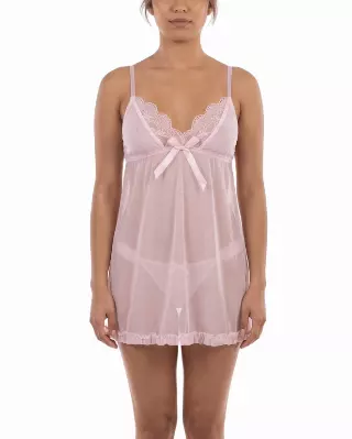 Veronica Babydoll — Pink / XL