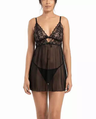 Lola Babydoll — Black / XL